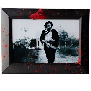 VINTAGE Texas Chain Massure Ed Gein horror Goth 90s Retro Horror Crime Creep Arr